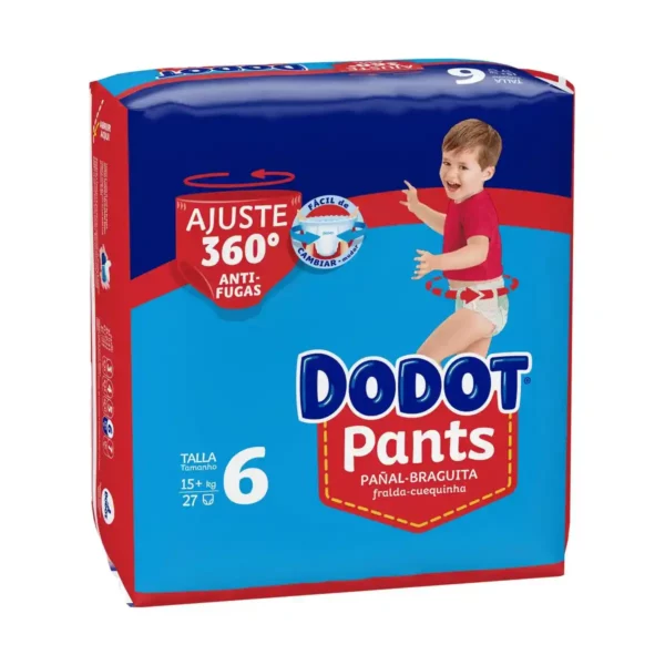 Couches jetables Dodot Dodot Pants 15+ kg Taille 6 27 Unités. SUPERDISCOUNT FRANCE