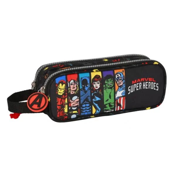 Double Carry-all The Avengers Super héros Noir (21 x 8 x 6 cm). SUPERDISCOUNT FRANCE