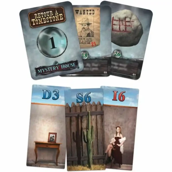 Jeu de société Gigamic MYSTERY HOUSE RETOUR A TOMBSTONE (FR). SUPERDISCOUNT FRANCE