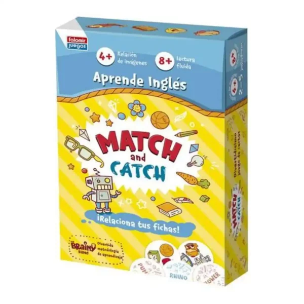 Jeu éducatif Match and Catch Falomir English. SUPERDISCOUNT FRANCE