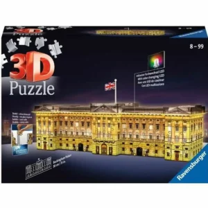 Puzzle 3D Ravensburger Palais de Buckingham Illuminé 216 Pièces. SUPERDISCOUNT FRANCE