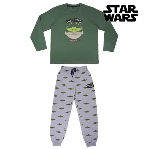 Pyjama The Mandalorian Men Green. SUPERDISCOUNT FRANCE