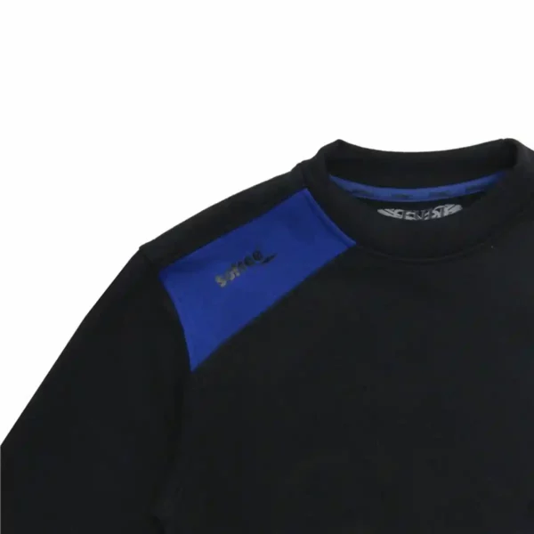 Sweat Enfant Sans Capuche Softee Full Bleu Noir. SUPERDISCOUNT FRANCE