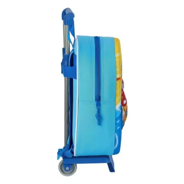 Cartable 3D à Roulettes SuperThings Bleu Clair. SUPERDISCOUNT FRANCE