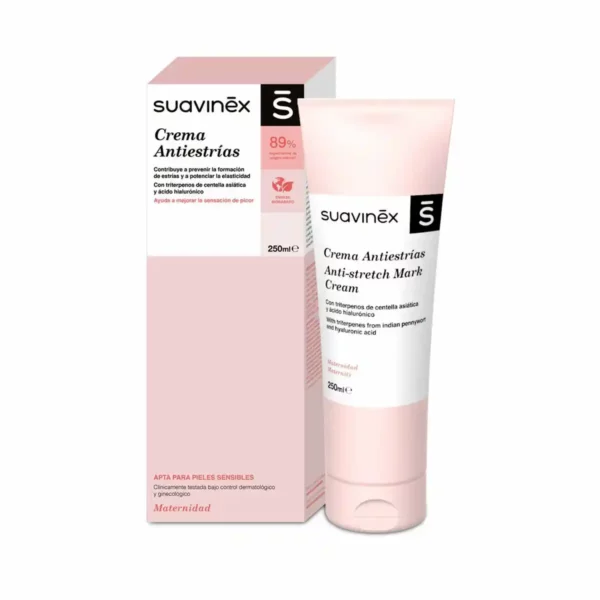 Creme anti vergetures suavinex maternite 250 ml _6076. DIAYTAR SENEGAL - Votre Passage vers le Raffinement. Plongez dans notre univers de produits exquis et choisissez des articles qui ajoutent une touche de sophistication à votre vie.