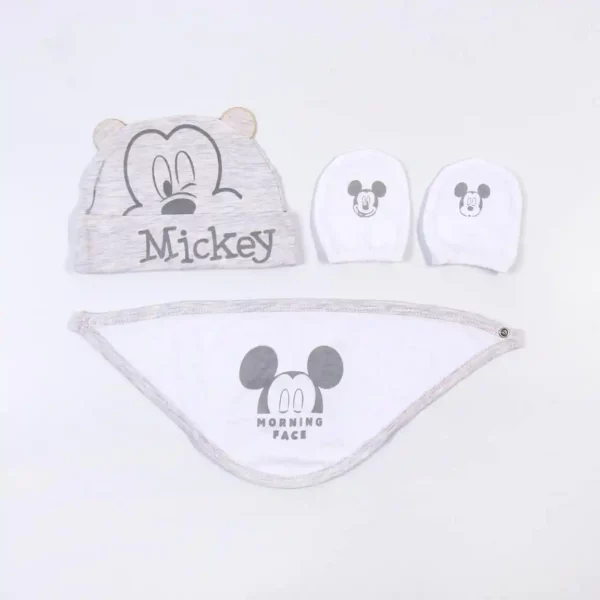 Ensemble de vêtements Mickey Mouse 4 pièces Blanc (1 mois). SUPERDISCOUNT FRANCE