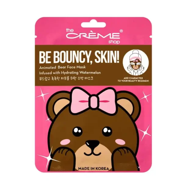 Masque facial the creme shop be bouncy skin ours 25 g _9609. DIAYTAR SENEGAL - Où Choisir est un Plaisir Responsable. Explorez notre boutique en ligne et adoptez des produits qui reflètent notre engagement envers la durabilité.