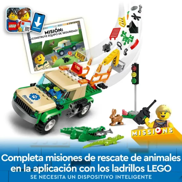 Playset Lego City 60353 Les missions de sauvetage des animaux sauvages (246 pièces). SUPERDISCOUNT FRANCE