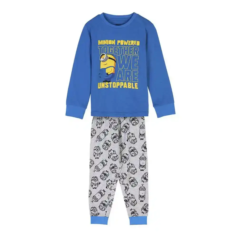 Pyjama Enfant Minions Bleu. SUPERDISCOUNT FRANCE
