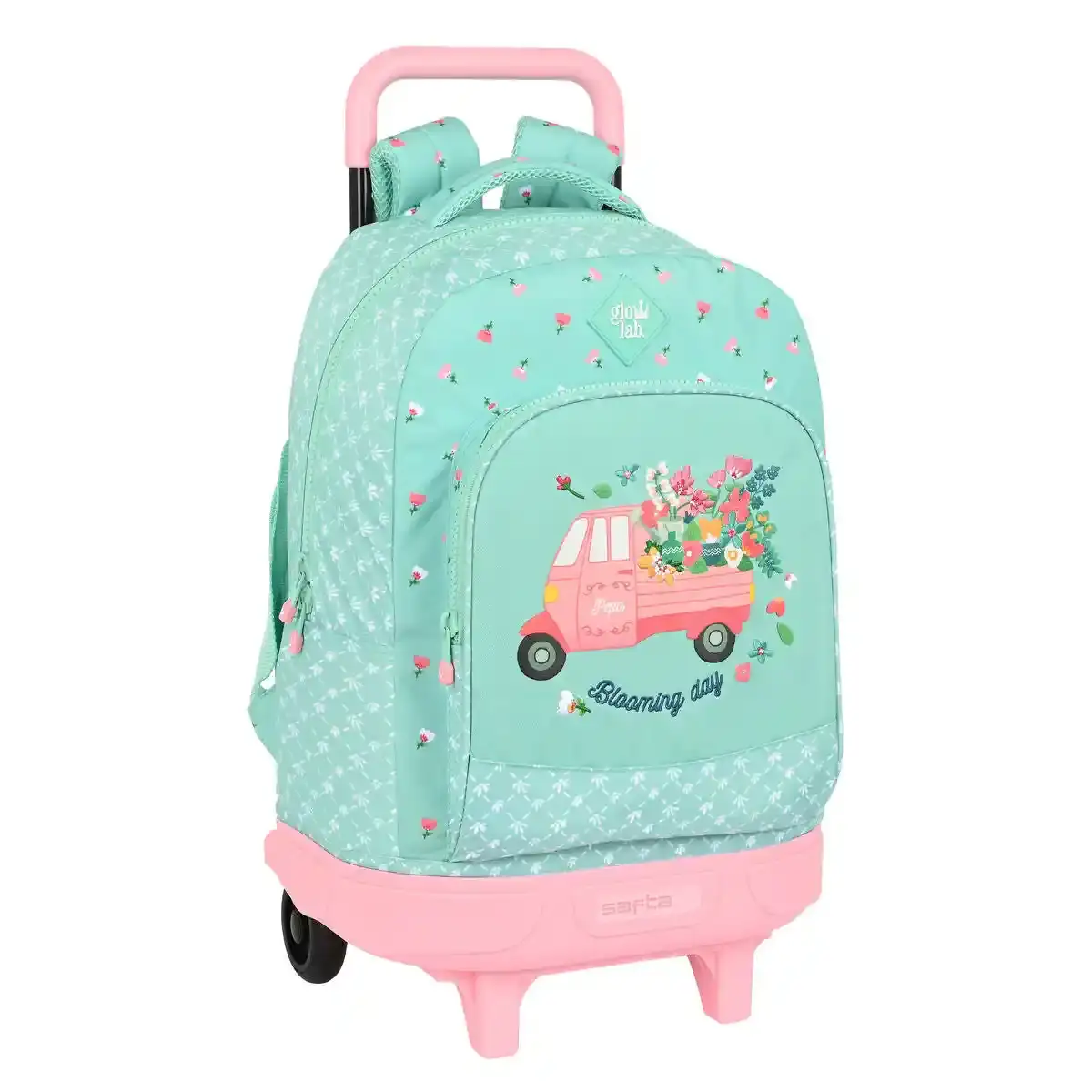 Sac à Dos Scolaire à Roulettes Glow Lab Pepa Vert (33 x 45 x 22 cm). SUPERDISCOUNT FRANCE