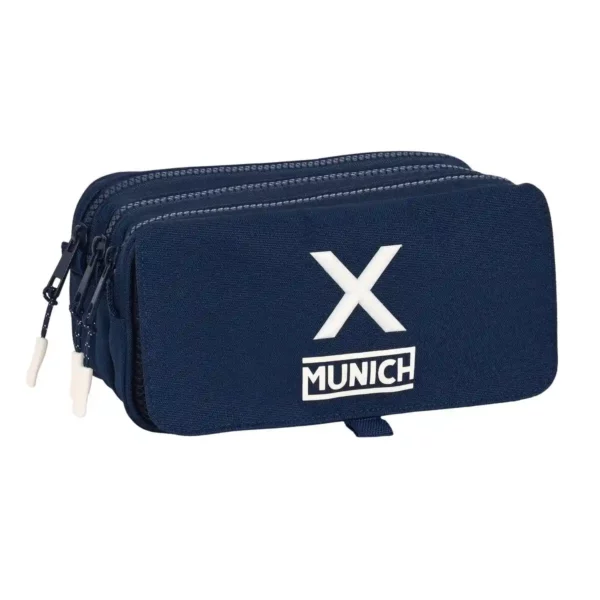 Triple Cabas Munich Marino Bleu Marine (21,5 x 10 x 8 cm). SUPERDISCOUNT FRANCE