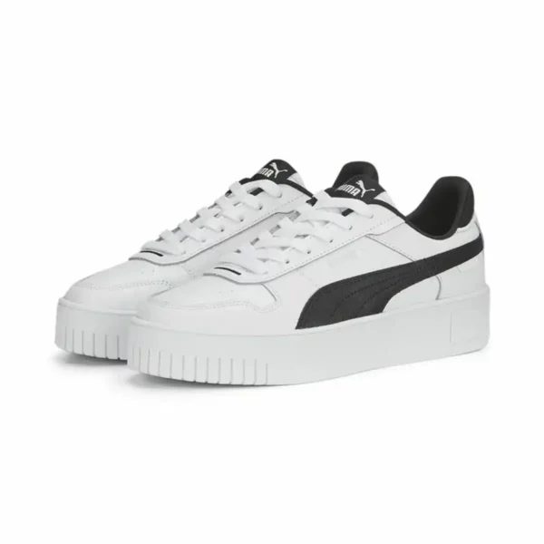 Baskets de sport pour femme Puma Carina Street Blanc. SUPERDISCOUNT FRANCE