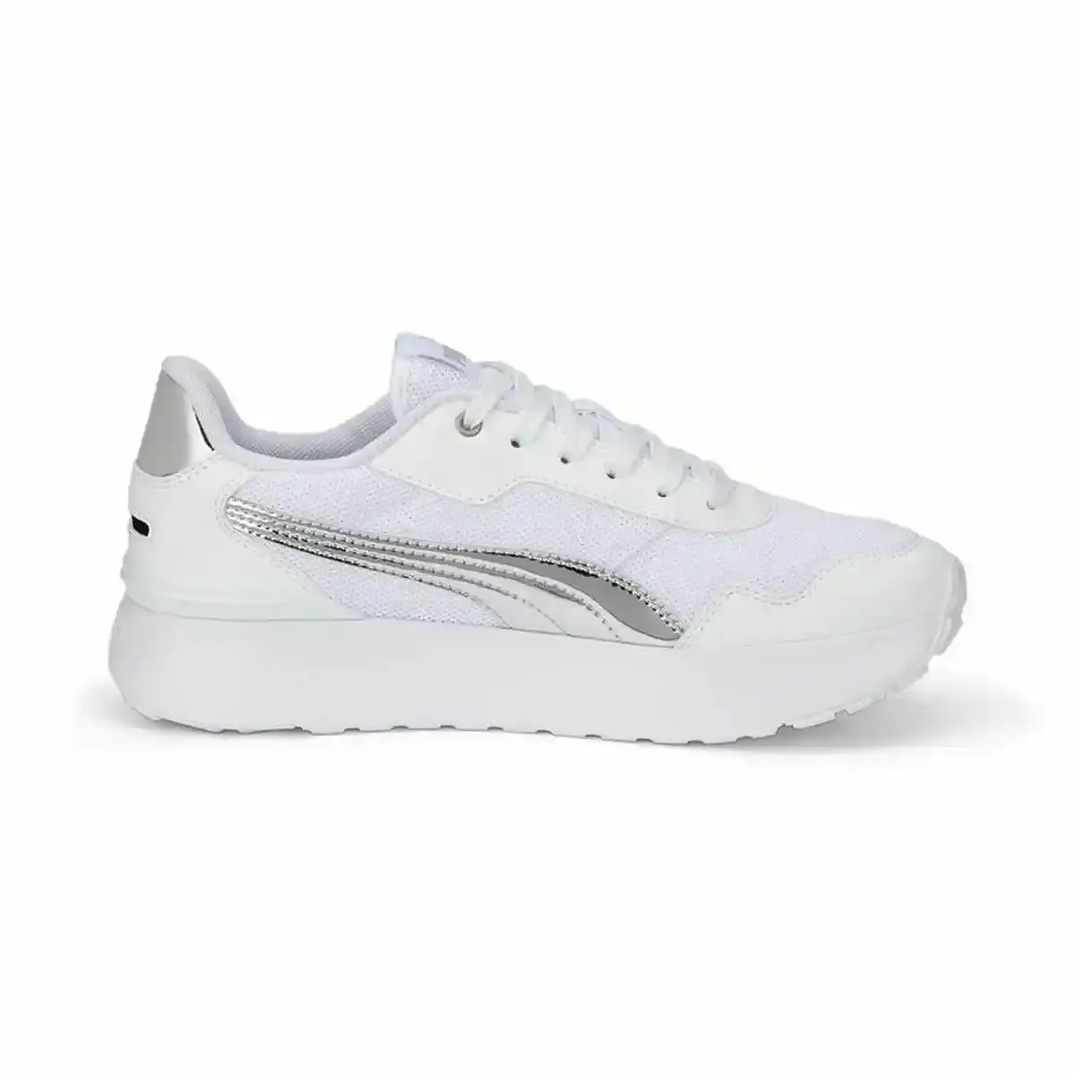 Baskets de sport pour femme Puma R78 Voyage Distressed White. SUPERDISCOUNT FRANCE
