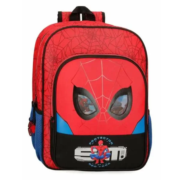 Cartable Spiderman Protector Rouge 30 x 38 x 12 cm S'adapte au sac à dos trolley. SUPERDISCOUNT FRANCE
