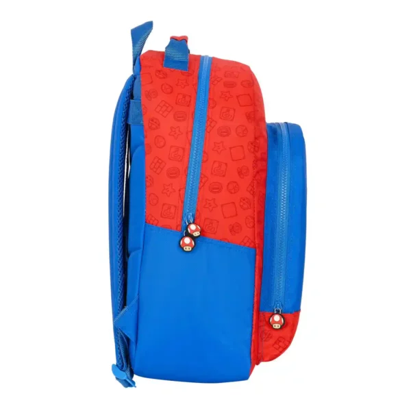 Cartable Super Mario Rouge Bleu (32 x 42 x 15 cm). SUPERDISCOUNT FRANCE