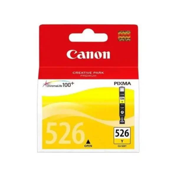 Cartouche d'encre d'origine Canon CLI-526Y Jaune. SUPERDISCOUNT FRANCE