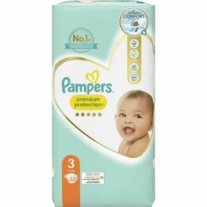 Couches jetables Pampers Premium Protection 3 (52 uds). SUPERDISCOUNT FRANCE