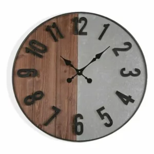 Horloge murale versa metal mdf bois mdf bois metal 5 x 60 x 60 cm_4690. Bienvenue chez DIAYTAR SENEGAL - Où Choisir Rime avec Découvrir. Plongez dans notre catalogue et trouvez des produits qui révèlent la diversité et la richesse culturelle du Sénégal.