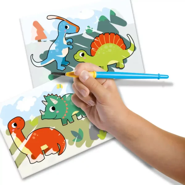 Images à colorier dans SES Creative Coloring with Water Dinosaurs. SUPERDISCOUNT FRANCE