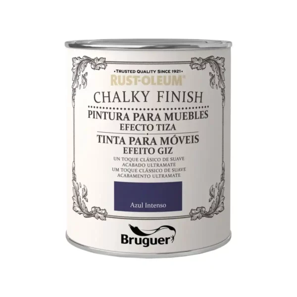 Peinture Bruguer Chalky Finish Bleu 750 ml. SUPERDISCOUNT FRANCE