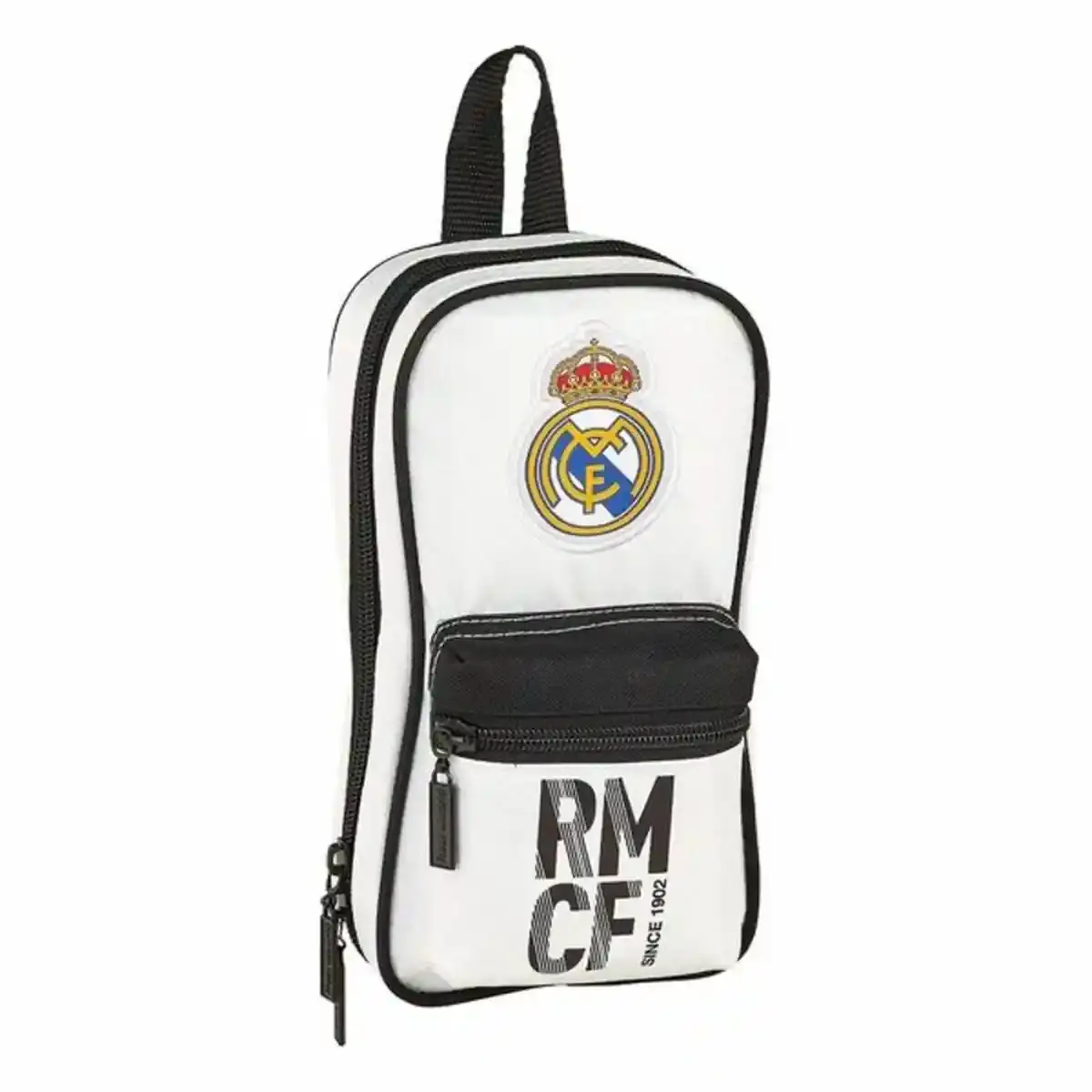 Sac à dos Trousse Real Madrid C.F. Blanc Noir. SUPERDISCOUNT FRANCE