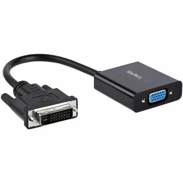 Adaptateur DVI-D vers VGA Startech DVI2VGAE 0,19 m Noir. SUPERDISCOUNT FRANCE