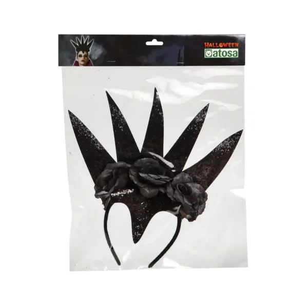 Bandeau fleurs evil queen spikes_2393. DIAYTAR SENEGAL - Là où Chaque Achat Contribue à un Rêve. Naviguez à travers notre boutique en ligne et soutenez des artisans talentueux tout en acquérant des trésors.