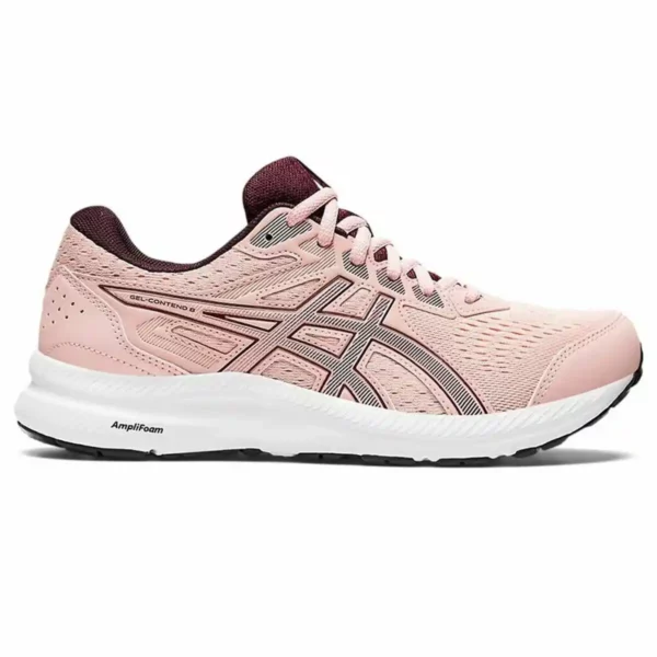 Baskets de sport pour femme Asics Gel-Contend 8 Rose. SUPERDISCOUNT FRANCE