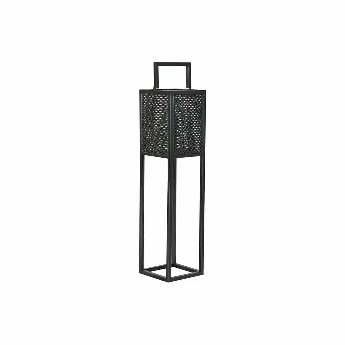 Bougeoir dkd home decor metal noir cristal 20 x 20 x 82 cm _7296. DIAYTAR SENEGAL - Où Chaque Produit est une Promesse de Qualité. Explorez notre boutique en ligne et choisissez des produits qui répondent à vos exigences élevées.