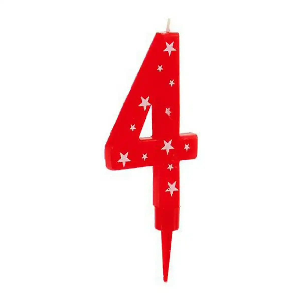 Bougie no 4 birthday large_7321. Bienvenue chez DIAYTAR SENEGAL - Où Choisir est un Voyage. Plongez dans notre plateforme en ligne pour trouver des produits qui ajoutent de la couleur et de la texture à votre quotidien.