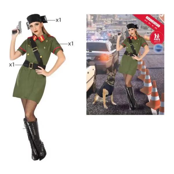 Costume pour Adultes (3 pcs) Police Militaire. SUPERDISCOUNT FRANCE