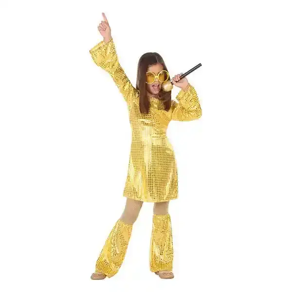 Costume pour Enfants Disco Doré (3 pcs). SUPERDISCOUNT FRANCE