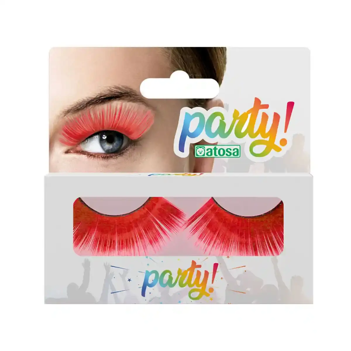 Faux cils rouge_7773. DIAYTAR SENEGAL - Là où Chaque Produit a son Histoire. Découvrez notre gamme de produits, chacun portant en lui le récit de l'artisanat et de la passion, pour vous offrir une expérience de shopping authentique.