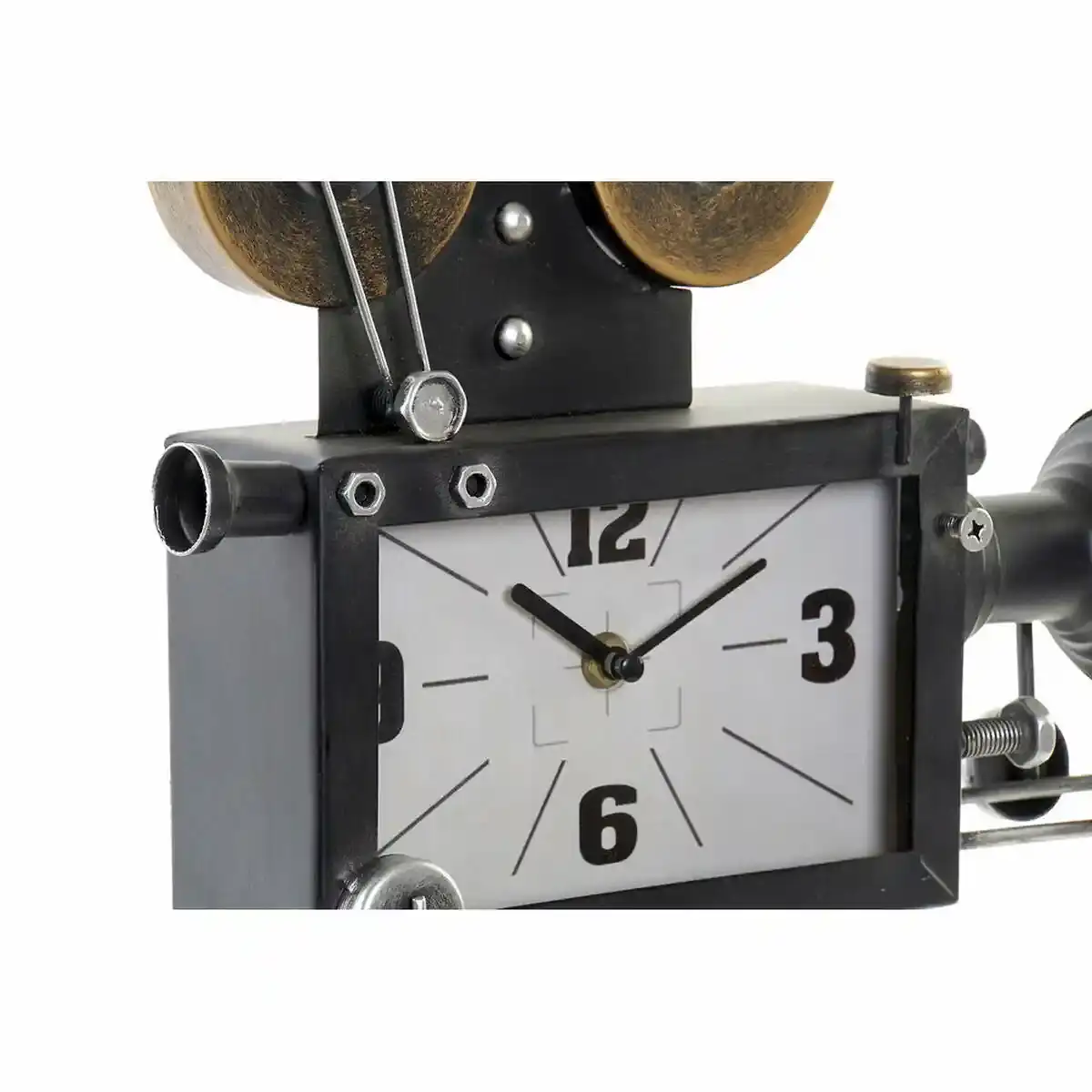 Horloge de table dkd home decor noir cristal fer mdf bois 33 x 16 x 45 cm _2725. DIAYTAR SENEGAL - Votre Destination pour un Shopping Unique. Parcourez notre catalogue et trouvez des articles qui expriment votre singularité et votre style.