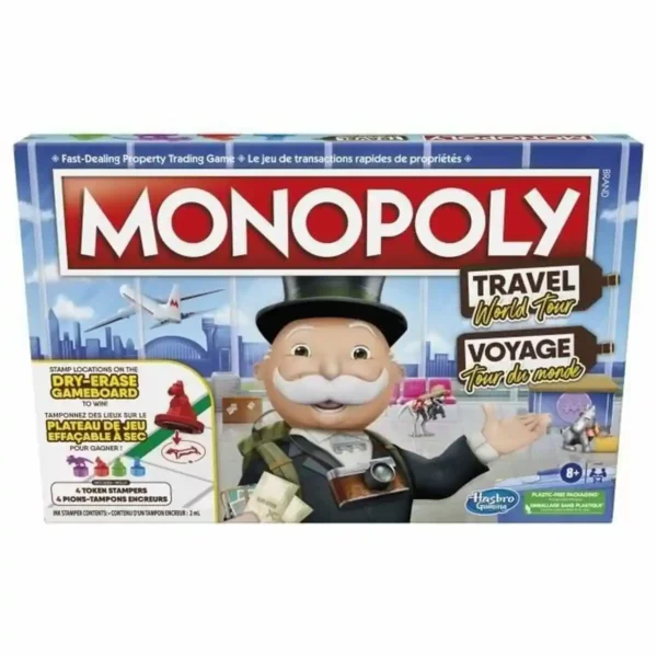 Jeu de société Monopoly Voyage autour du monde (FR). SUPERDISCOUNT FRANCE