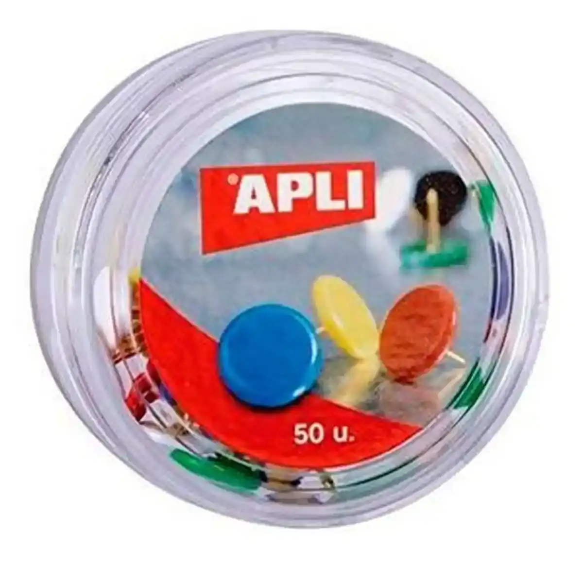 Punaises Apli Multicolore nickel (16 Unités). SUPERDISCOUNT FRANCE