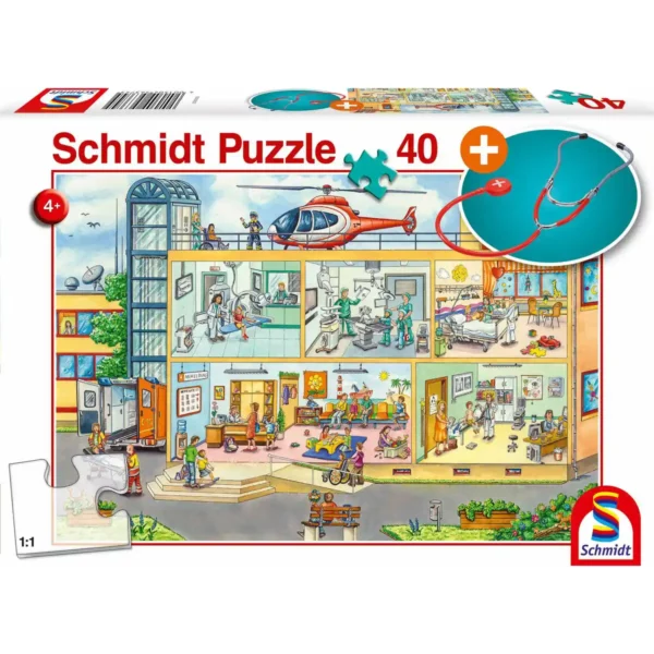Puzzle Schmidt Spiele Hôpital pédiatrique (40 pièces). SUPERDISCOUNT FRANCE