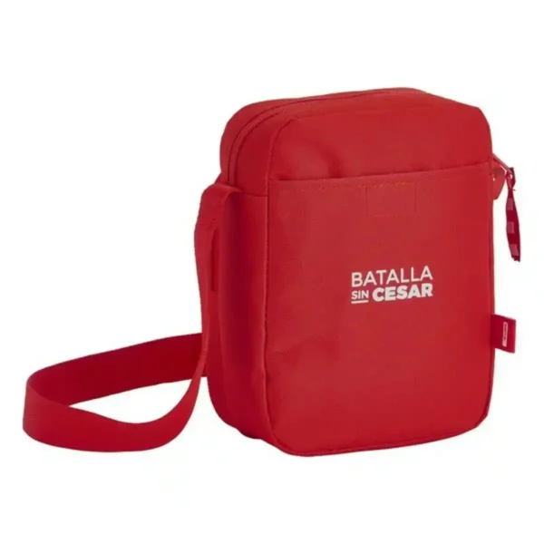 Sac à bandoulière Real Sporting de Gijón Rouge (16 x 22 x 6 cm). SUPERDISCOUNT FRANCE