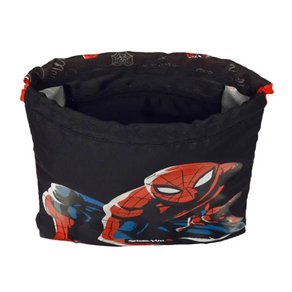 Sac à Dos à Cordes Spiderman Hero Noir (26 x 34 x 1 cm). SUPERDISCOUNT FRANCE