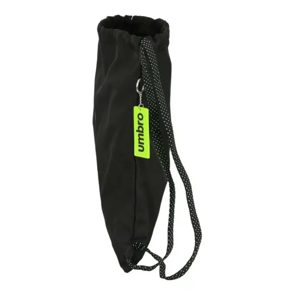 Sac à Dos à Cordes Umbro Essentials Black Lime (35 x 40 x 1 cm). SUPERDISCOUNT FRANCE