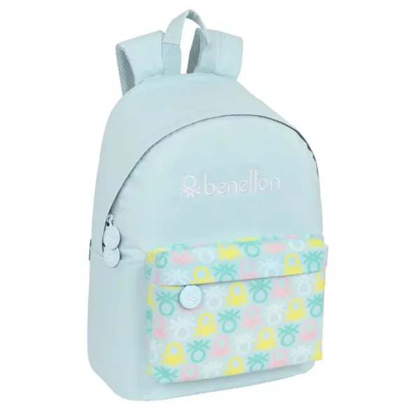 Sac à dos pour ordinateur portable Benetton Fantasy Celeste (31 x 41 x 16 cm). SUPERDISCOUNT FRANCE