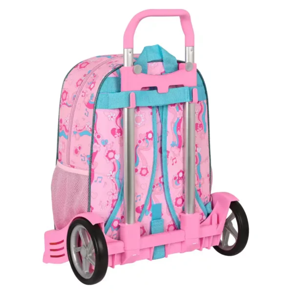 Sac à dos scolaire à roulettes LOL Surprise ! Glow girl Rose (33 x 42 x 14 cm). SUPERDISCOUNT FRANCE