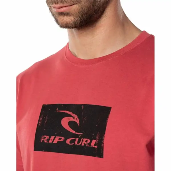 T-shirt à manches courtes pour homme Rip Curl Hallmark Red. SUPERDISCOUNT FRANCE