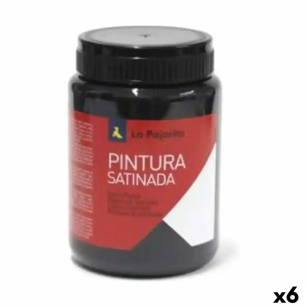 Tempera La Pajarita L-22 Noir Satiné École (35 ml) (6 Unités). SUPERDISCOUNT FRANCE