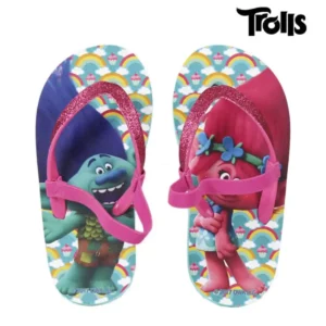 Tongs pour enfants trolls_9926. DIAYTAR SENEGAL - Votre Marché Virtuel au Sénégal. Parcourez notre boutique en ligne pour trouver des trésors cachés, des articles indispensables du quotidien aux joyaux artistiques.