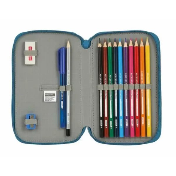 Trousse Double BlackFit8 Egeo Bleu (28 pcs). SUPERDISCOUNT FRANCE