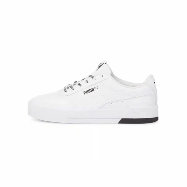 Baskets de sport pour femme Puma Carina Logomania Blanc. SUPERDISCOUNT FRANCE