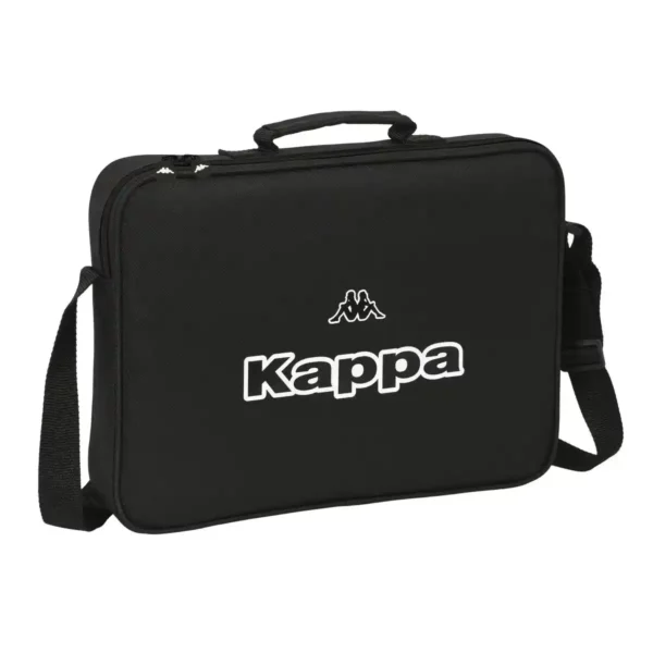 Cartable Kappa Noir Noir (38 x 28 x 6 cm). SUPERDISCOUNT FRANCE