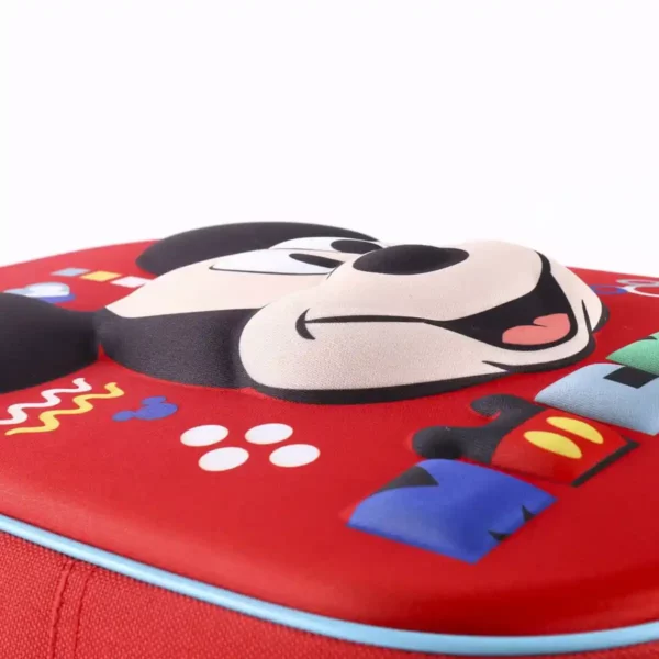 Cartable Mickey Mouse Rouge (25 x 31 x 10 cm). SUPERDISCOUNT FRANCE