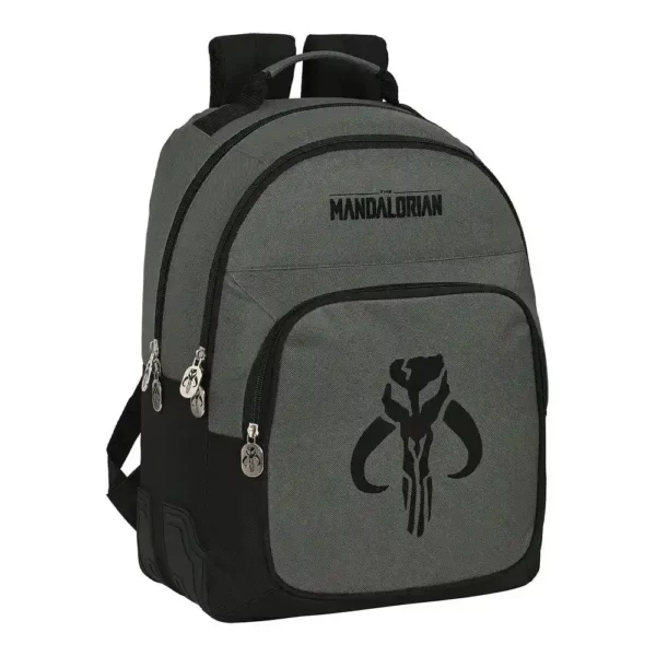 Cartable The Mandalorian M773 Noir Gris. SUPERDISCOUNT FRANCE